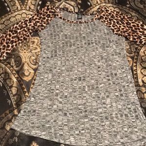 Girls teen mid long sleeve shirt